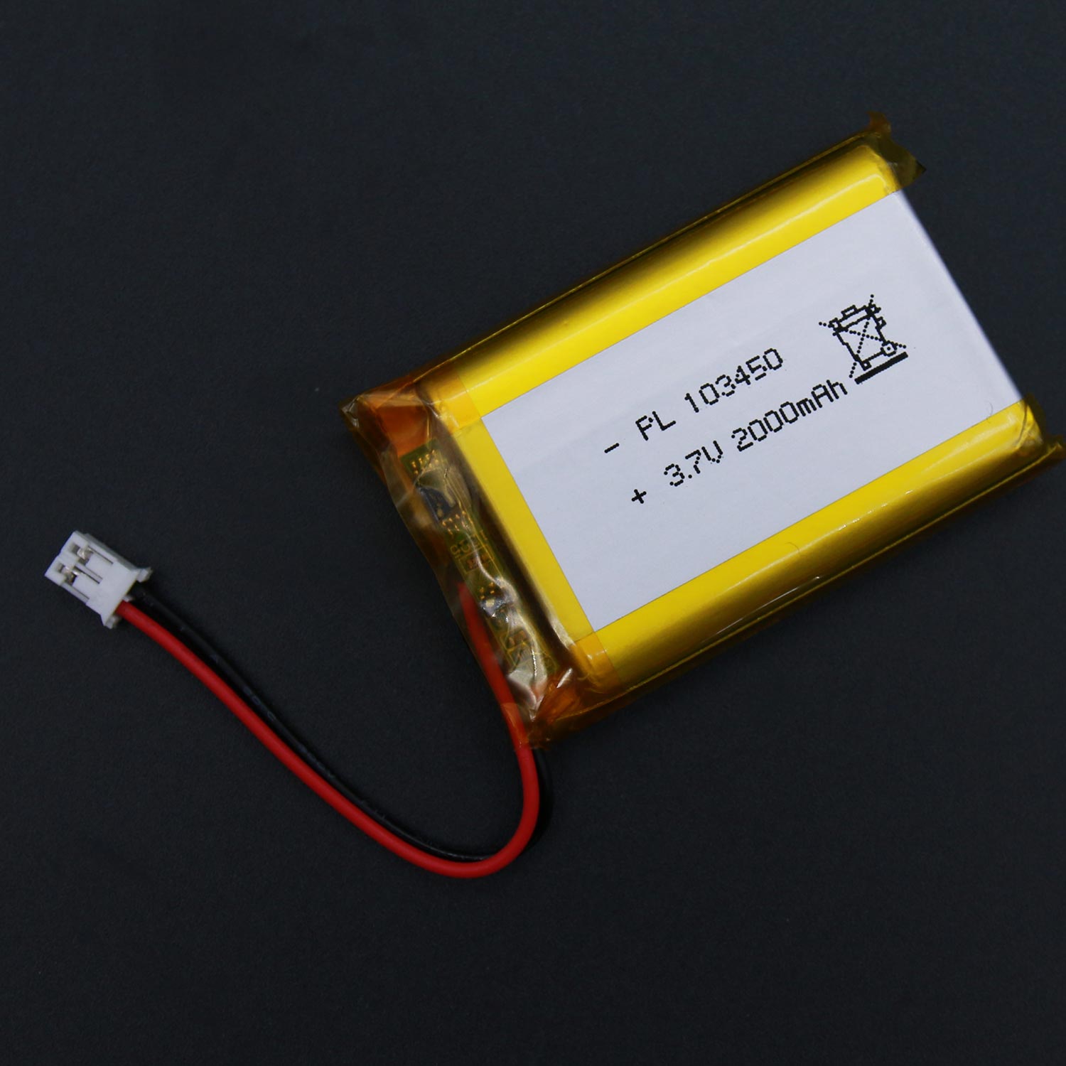 103450 2000mAh lipo battery