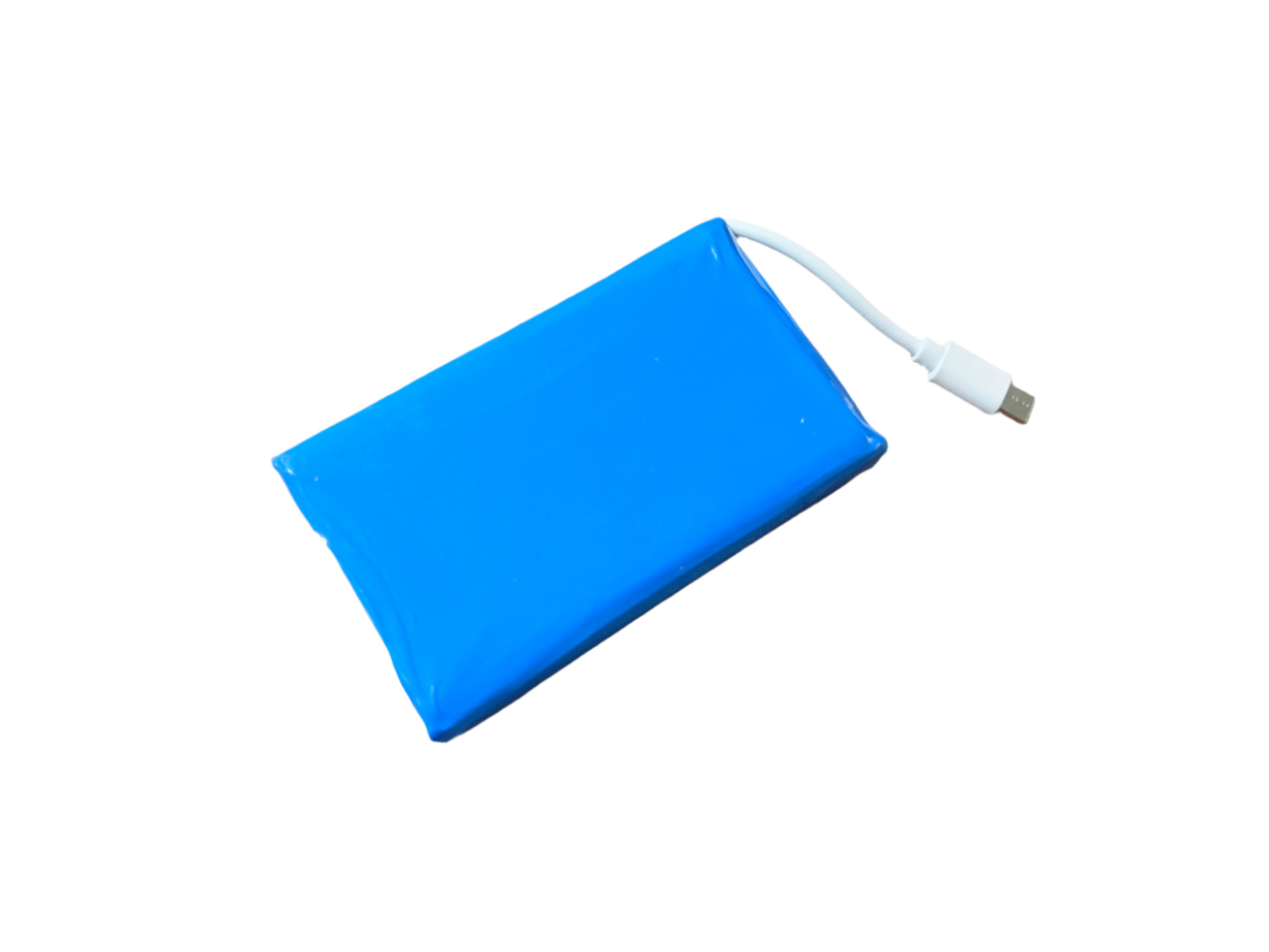 YDL Wholesale 2pcs parallel 1160100 3.7V 10000mAh Rechargeable lithium Polymer battery Pack