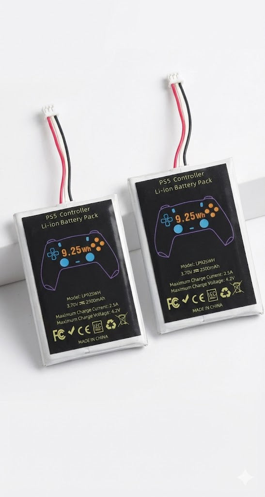 2500mAh High Capacity Battery for PS5 DualSense Controller | LIP1708 Replacement Upgrade