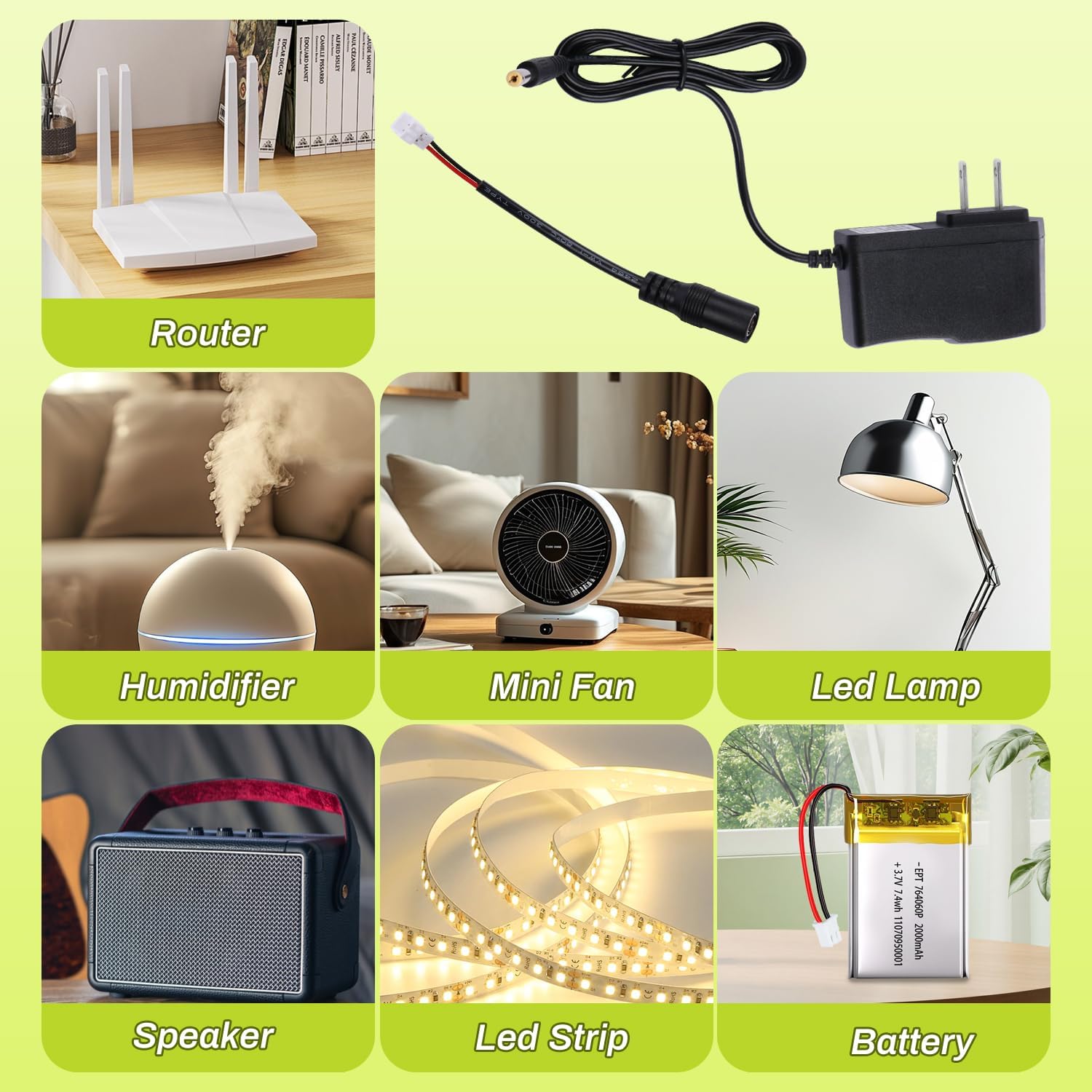 PH2 2पिन चार्जर 4.2V चार्जर | अमेरिकी मानक