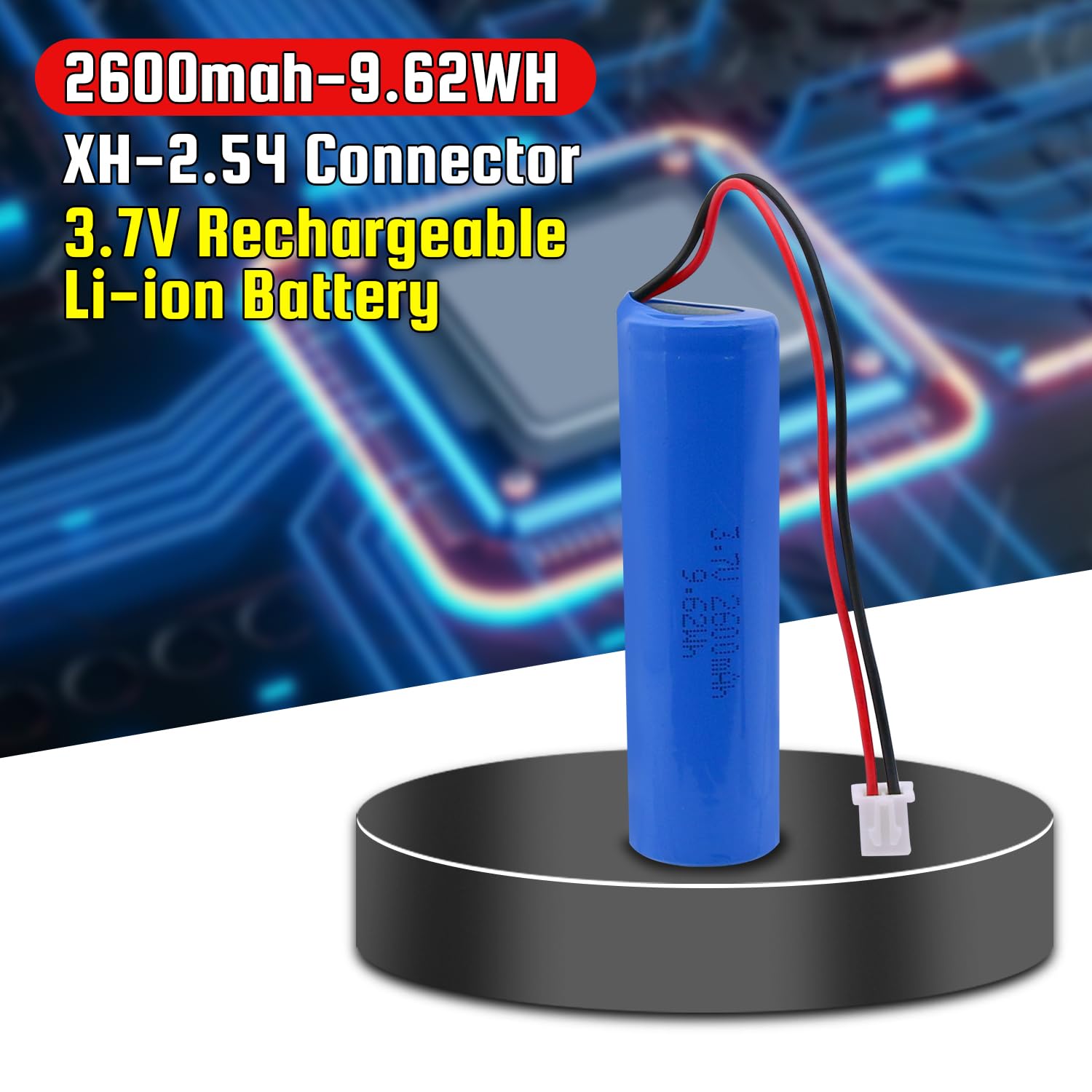 Pin sạc Li-ion YDL 3.7V 2600mAh Pin thay thế cho thiết bị điện tử, đồ chơi, đèn chiếu sáng, thiết bị