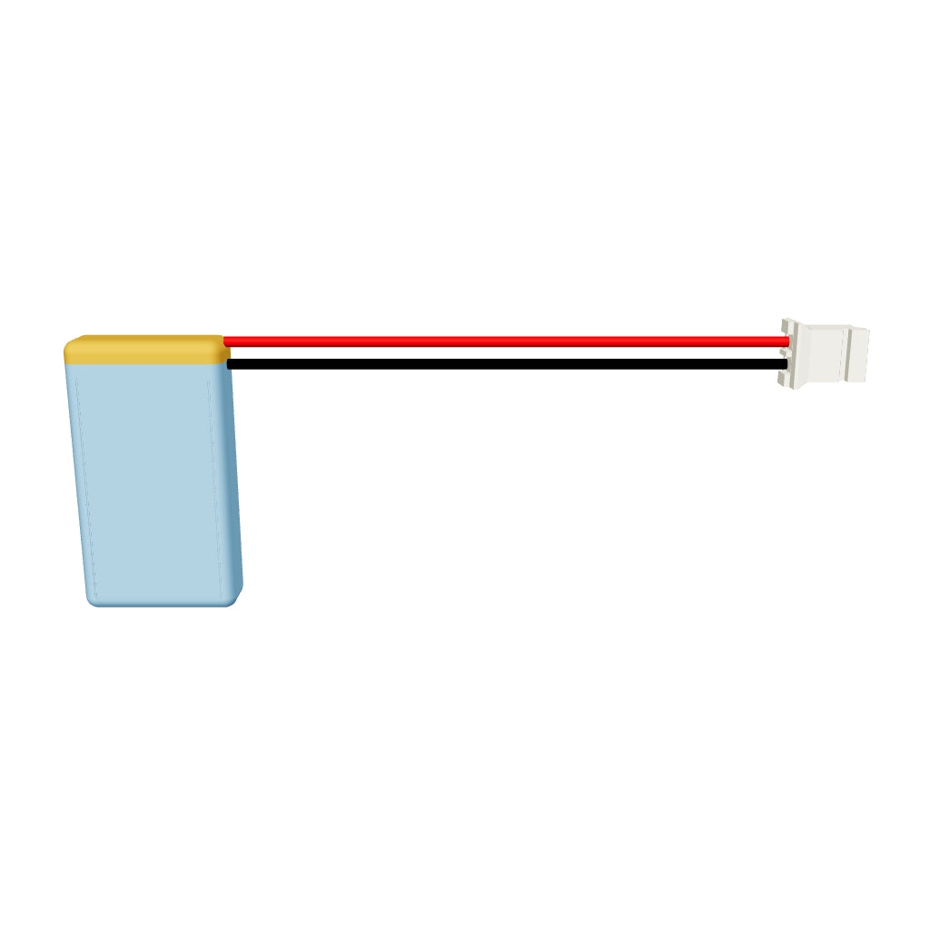 YDL 501423 150mAh 3.7V lithium polymer battery interactive 3D model