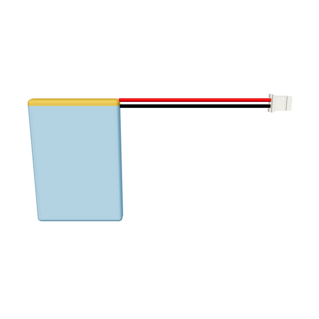 YDL 503041 550mAh 3D model, 5x30x43mm