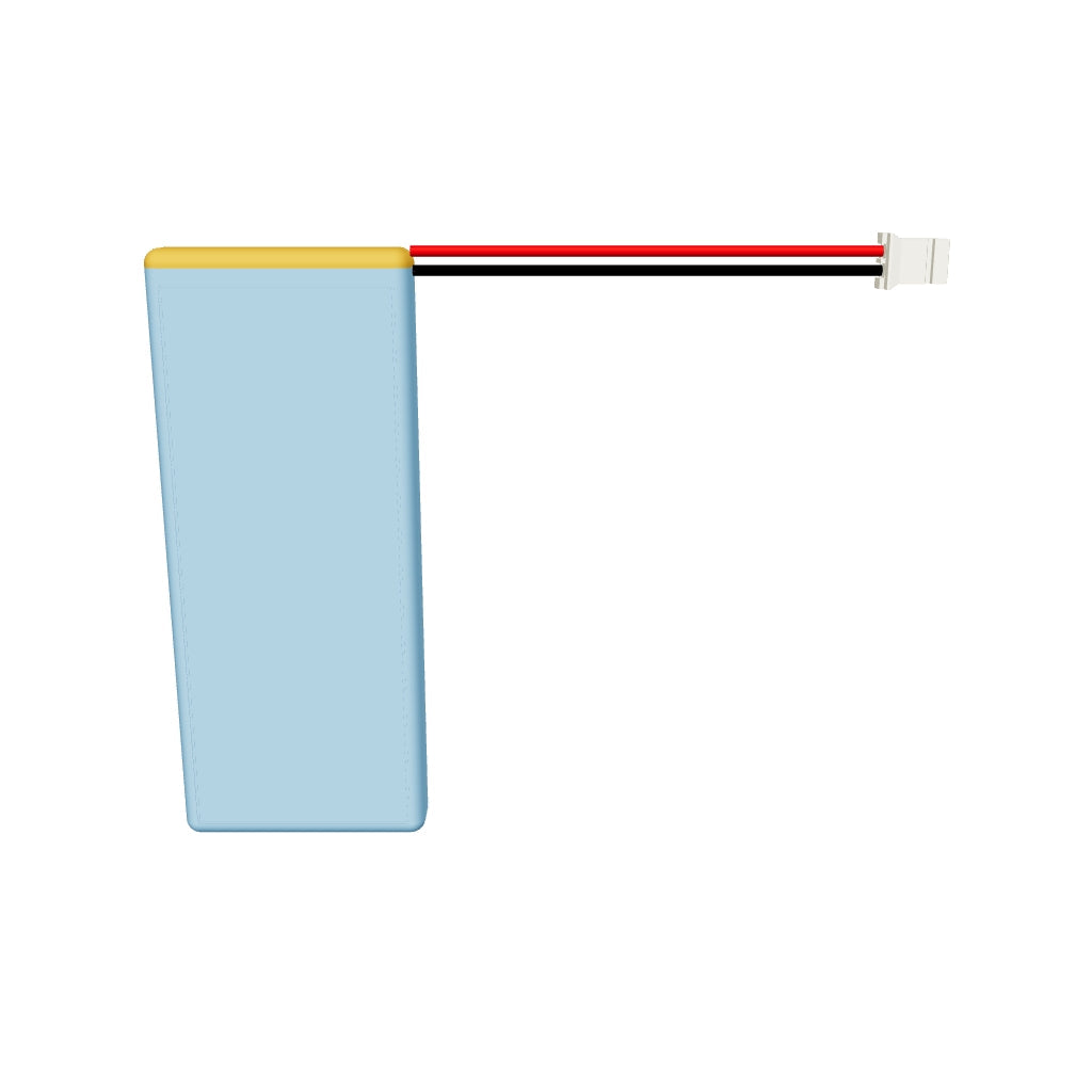 YDL 652865 1400mAh 3.7V lithium polymer battery interactive 3D model
