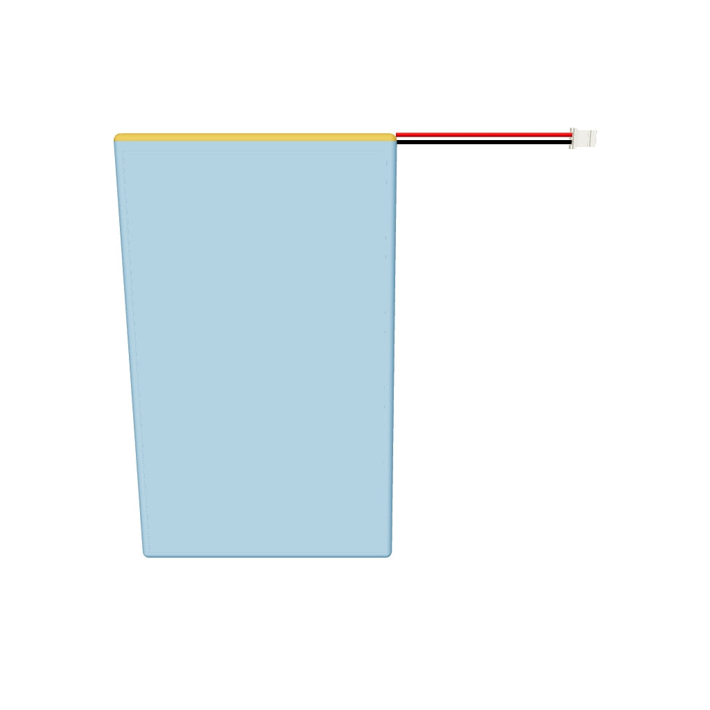 YDL 8080130 12500mAh 3.7V lithium polymer battery interactive 3D model