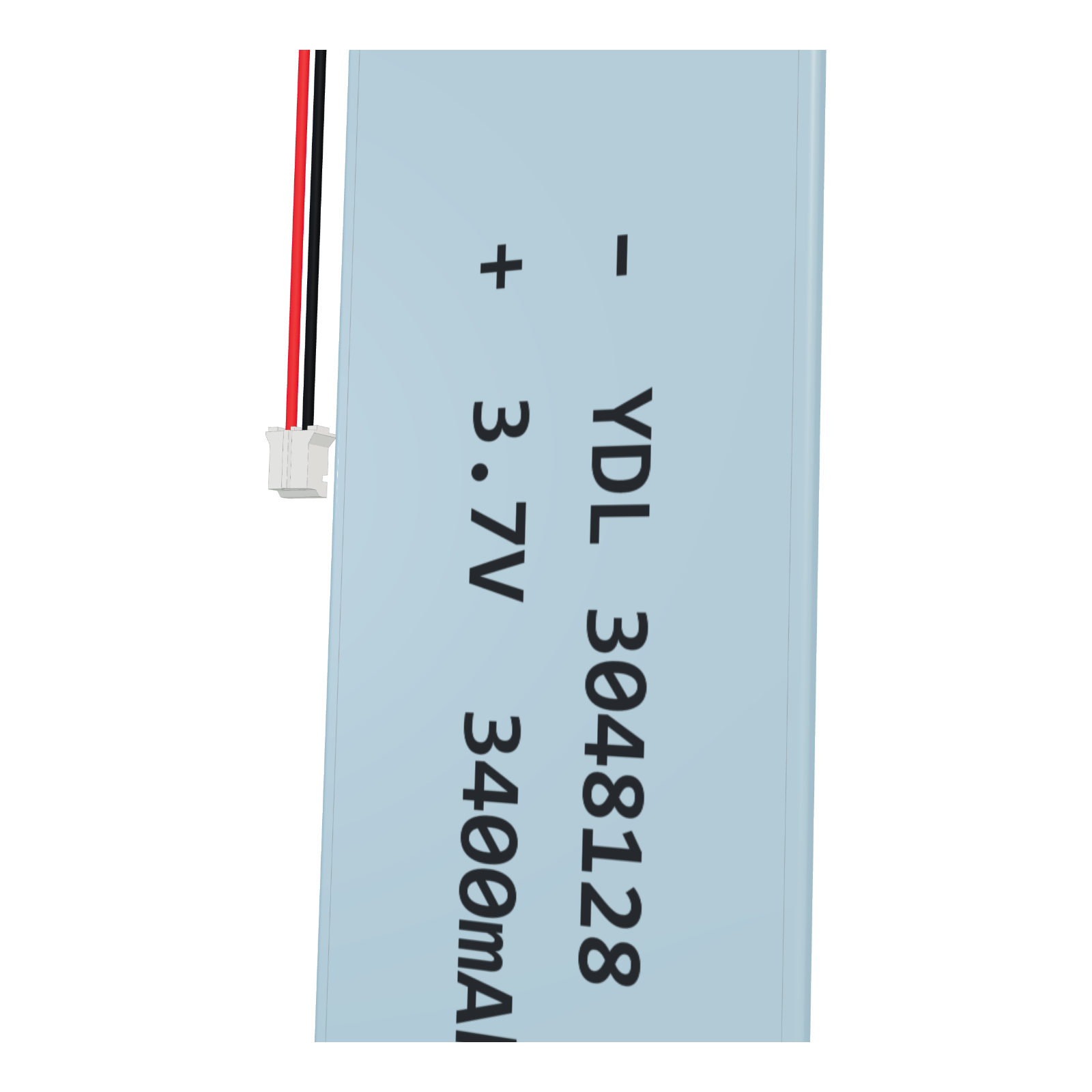 YDL 3048128 3400mAh 3.7V lithium polymer battery, 3x48x130mm, PH2.0 connector
