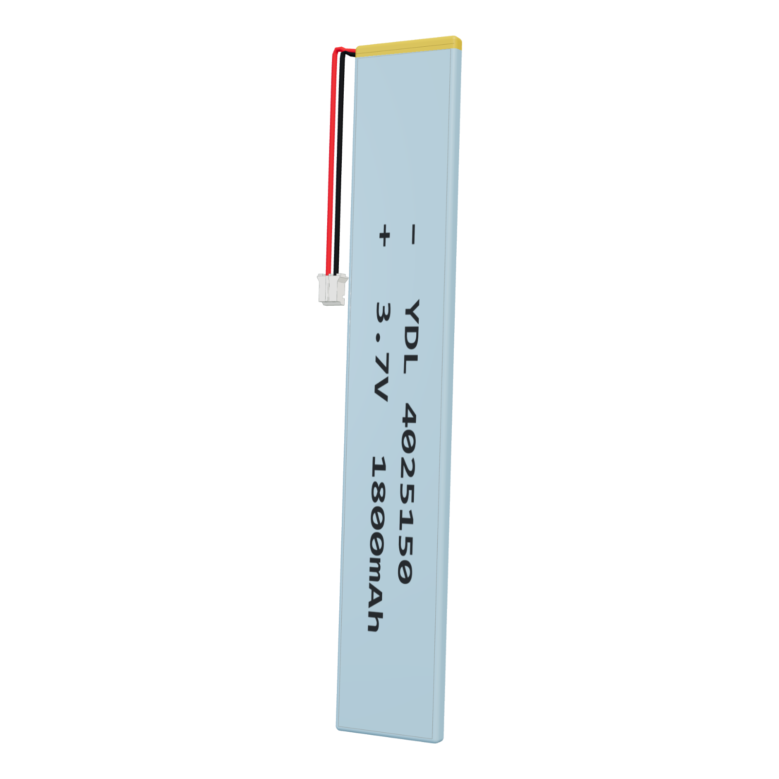 YDL 4025150 1800mAh 3.7V lithium polymer battery, 4x25x152mm, PH2.0 connector