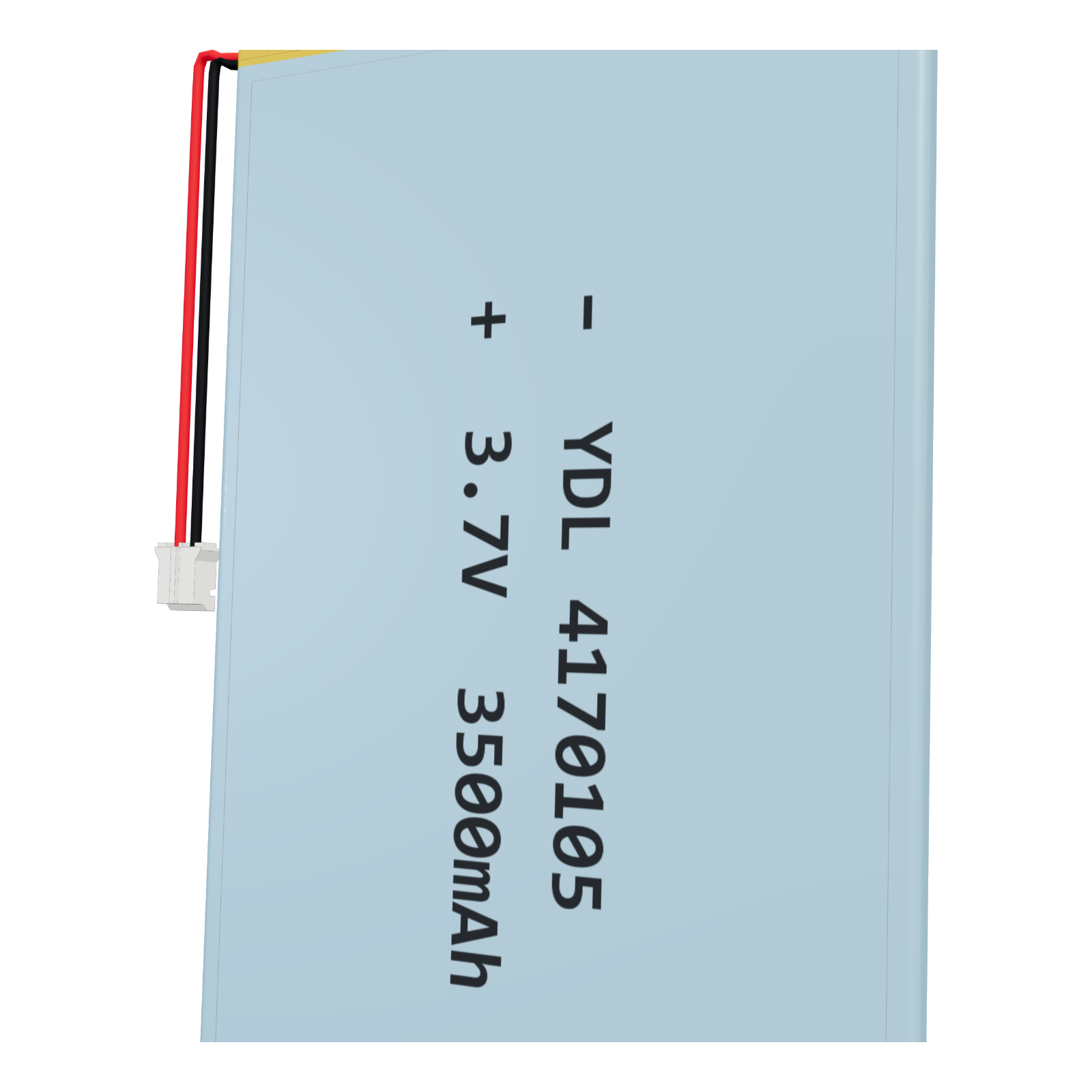 YDL 4170105 3500mAh 3.7V lithium polymer battery, 4.1x70x107mm, PH2.0 connector