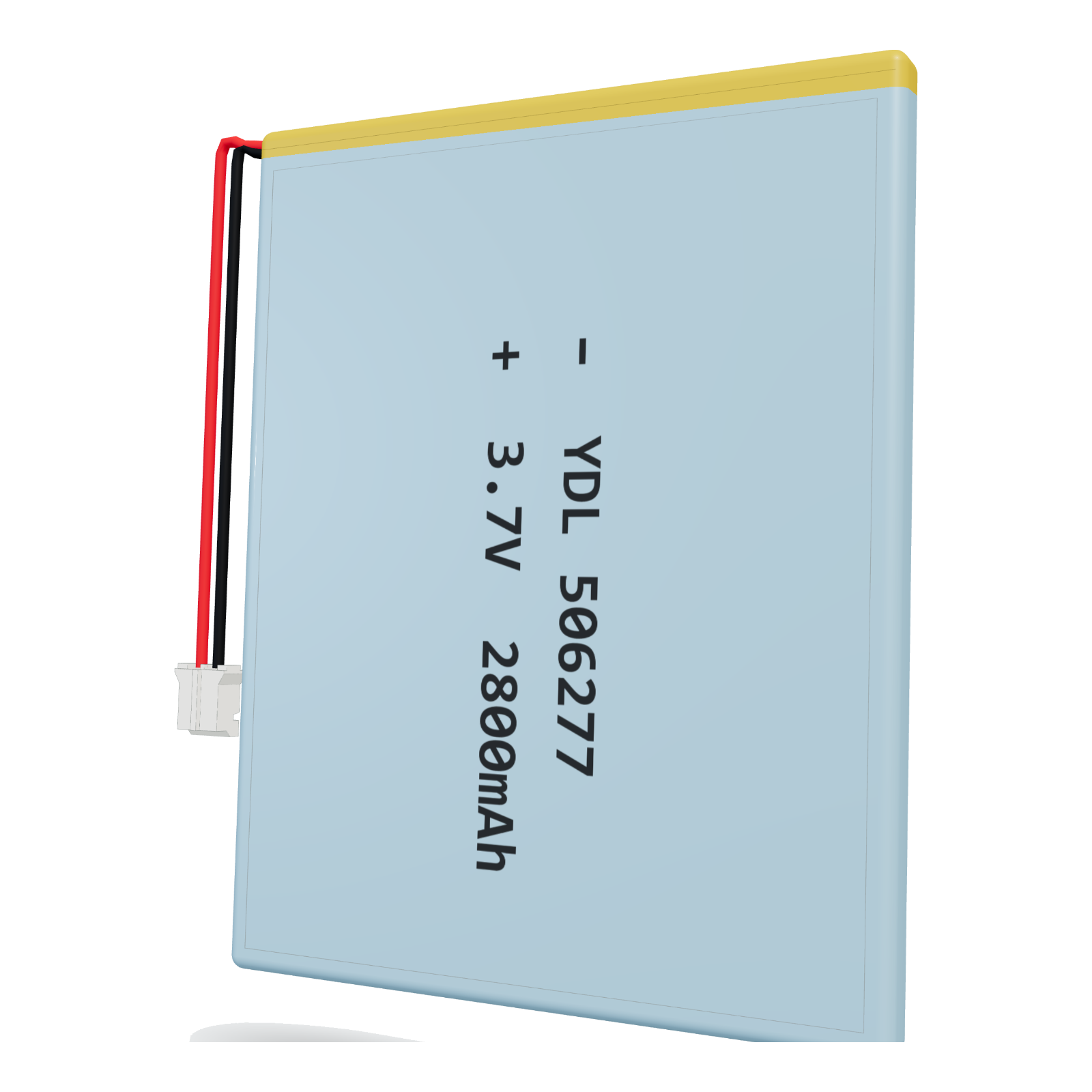YDL 506277 2800mAh 3.7V lithium polymer battery, 5x62x79mm, PH2.0 connector