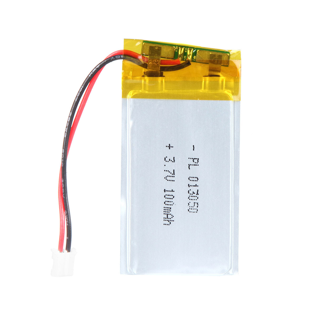 3.7V 100mAh 013050 재충전용 리튬 중합체 건전지 길이 52mm