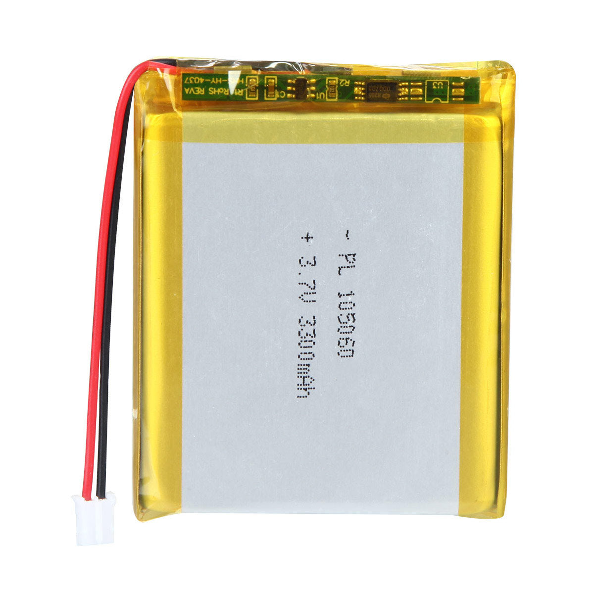 3.7V 3300mAh 105060 Batterie Lithium Polymère Rechargeable Longueur 62mm