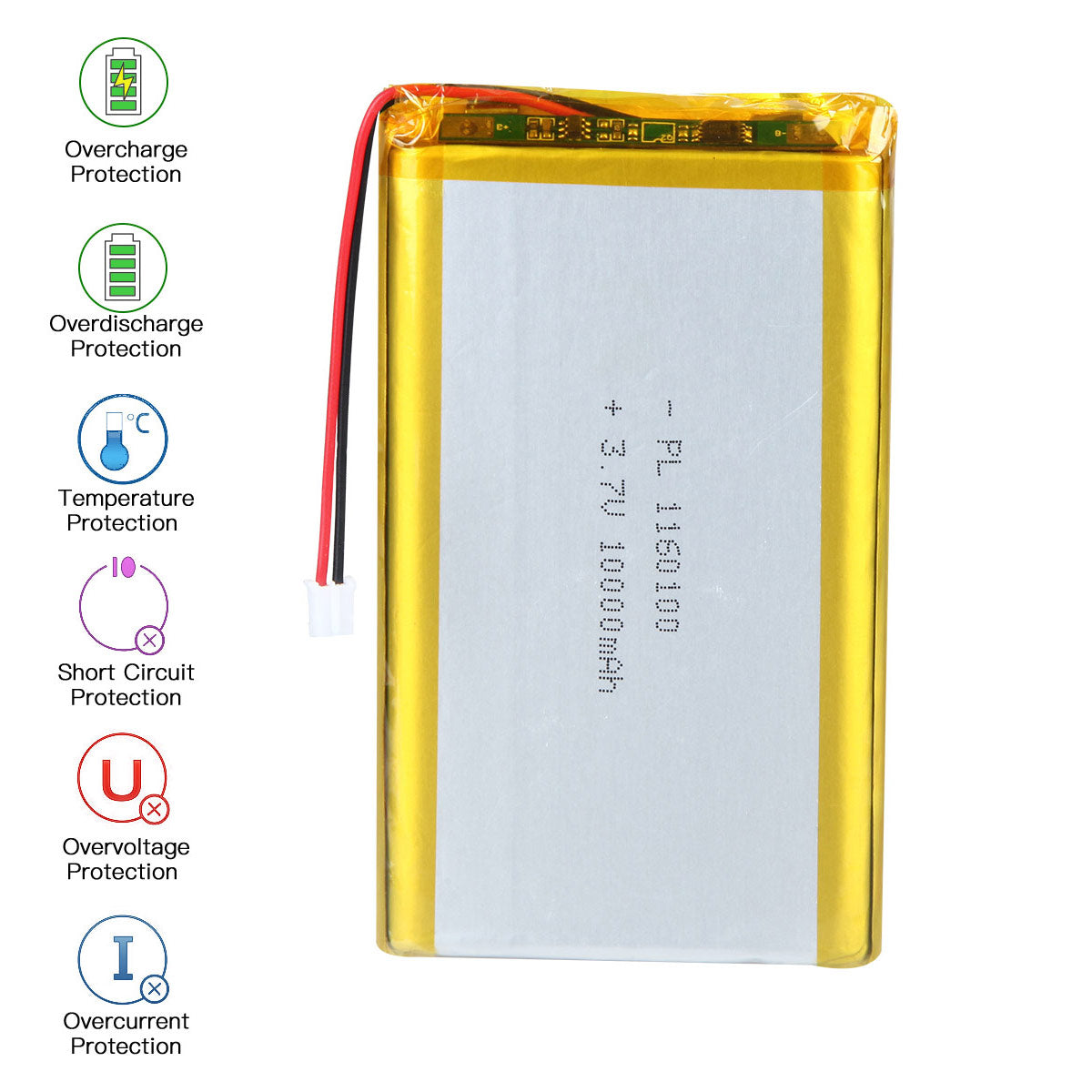 lipo battery 3.7v 10000mah
