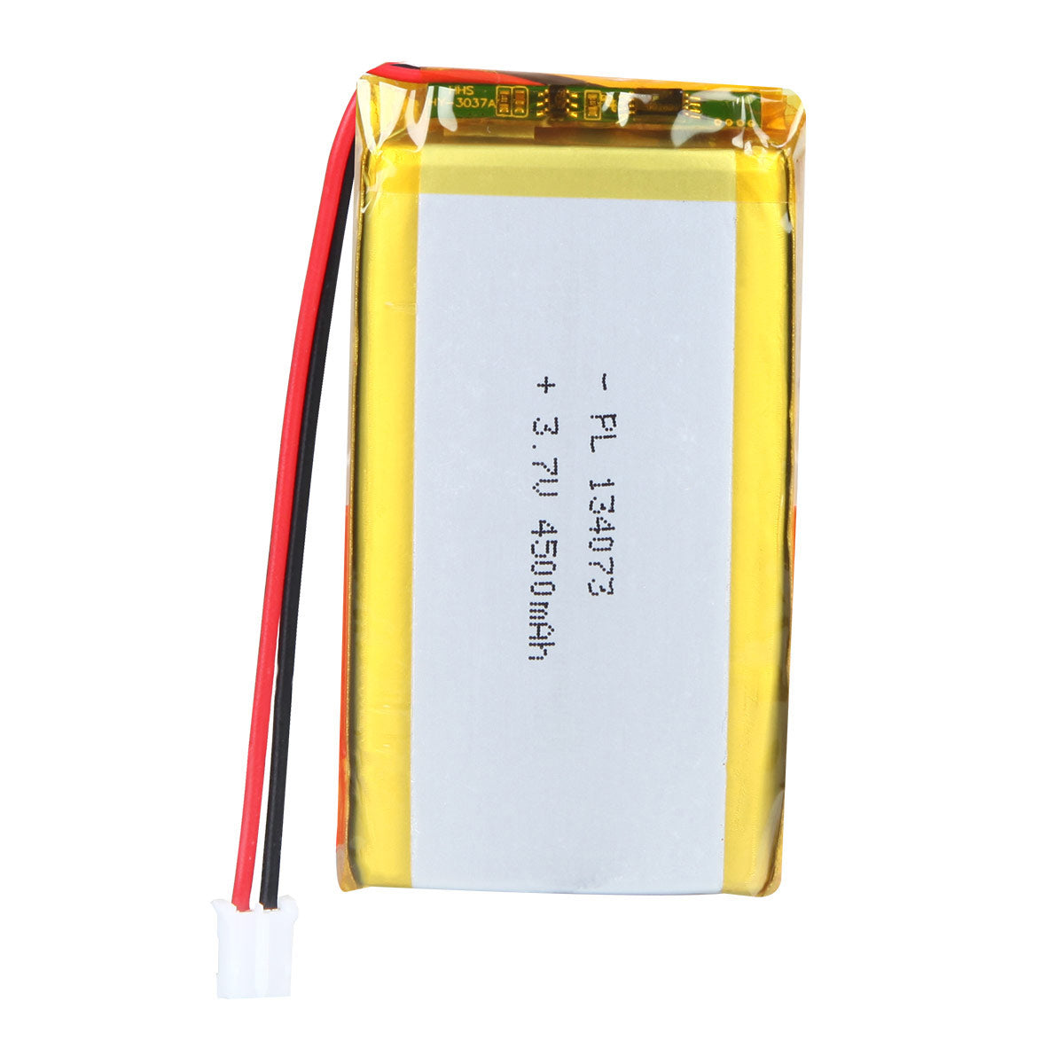 3.7V 4500mAh 134073 재충전용 리튬 중합체 건전지 길이 75mm