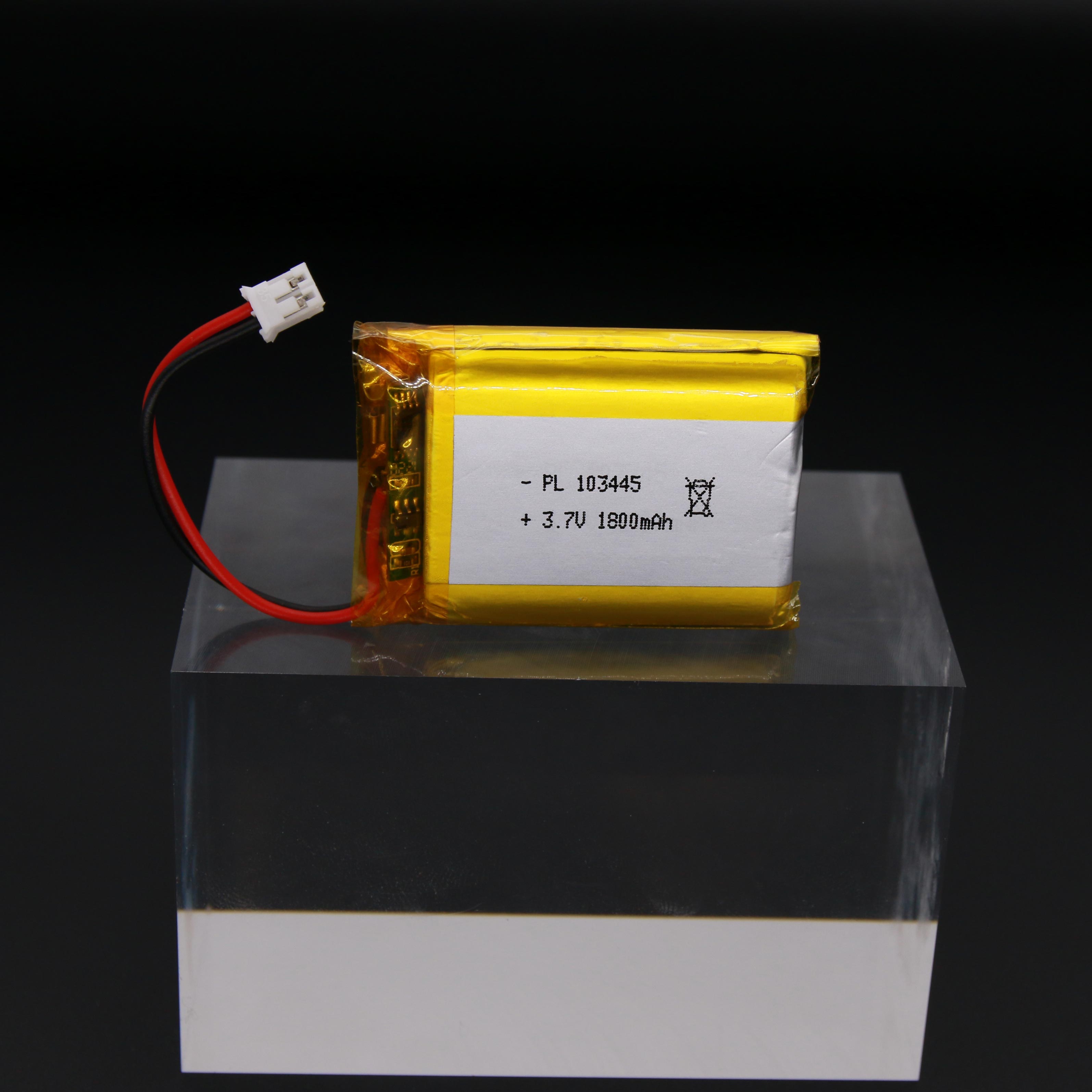 103445 1800mAh Rechargeable Lithium Polymer Battery