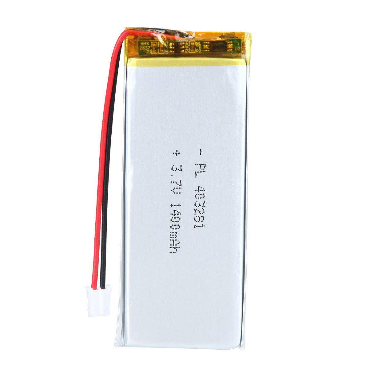 3.7V 403281 1400mAh 充電式リチウムポリマー電池