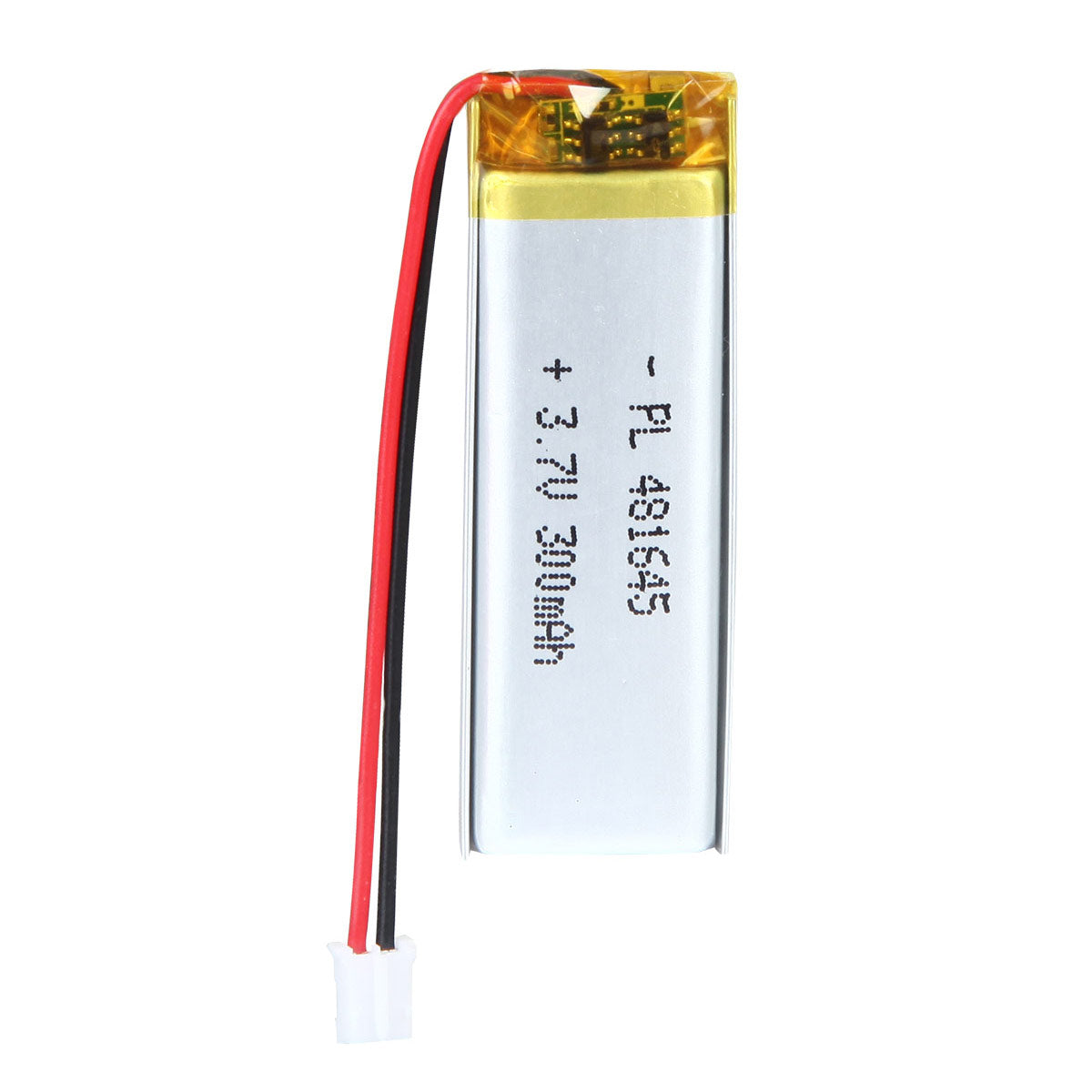 3.7V 300mAh 481645 재충전용 리튬 중합체 건전지 길이 47mm
