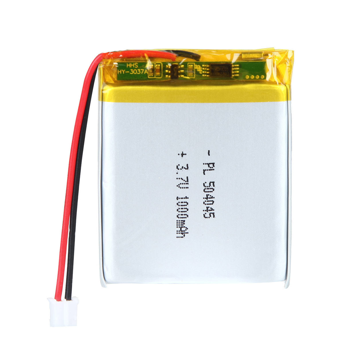 3.7V 504045 1000mAh Rechargeable Lithium Polymer Battery