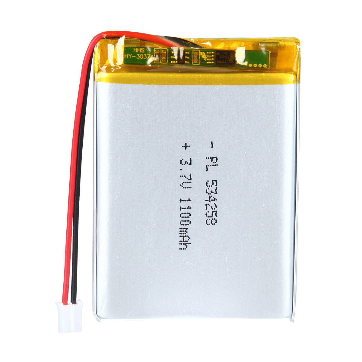 3.7V 1100mAh 534258 재충전용 리튬 중합체 건전지 길이 60mm