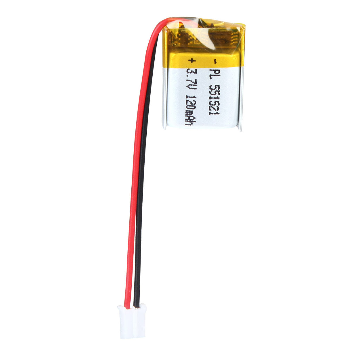 3.7V 120mAh 551521 充電式リチウムポリマー電池