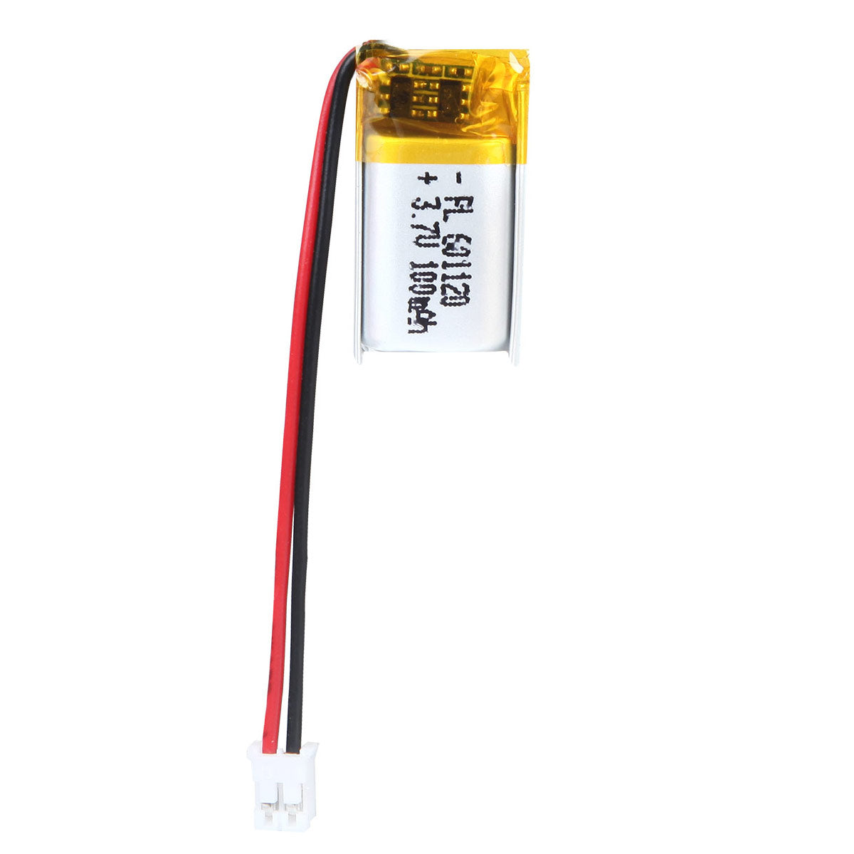 3.7V 100mAh 601120 충전식 리튬 폴리머 배터리 길이 22mm