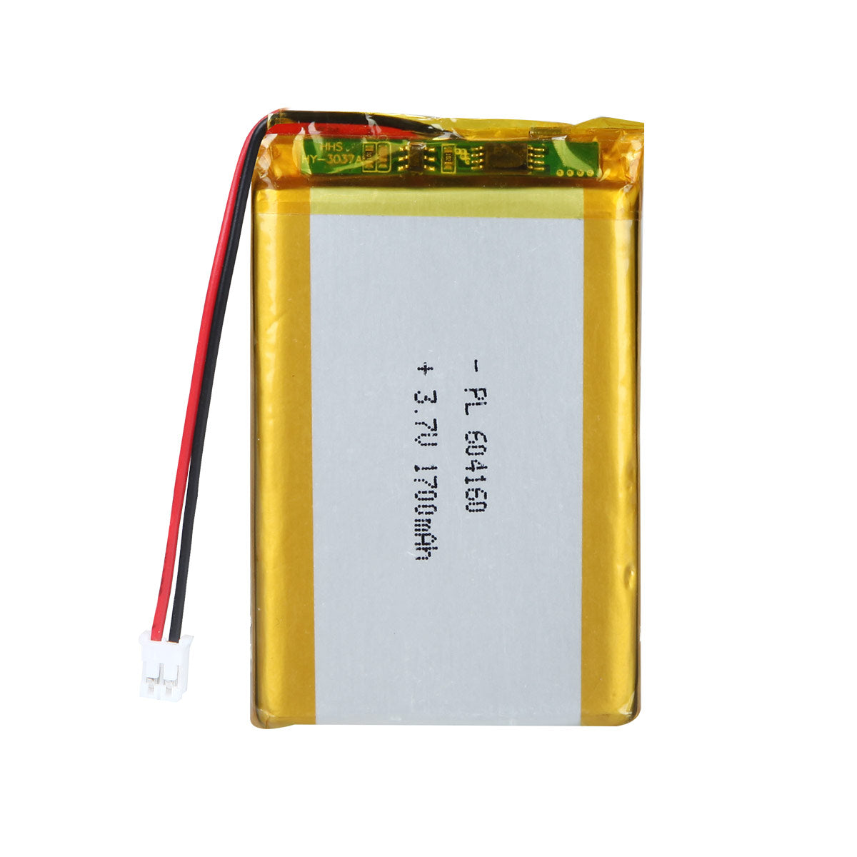 3.7V 1700mAh 604160 रिचार्जेबल लिथियम पॉलिमर आयन बैटरी पैक