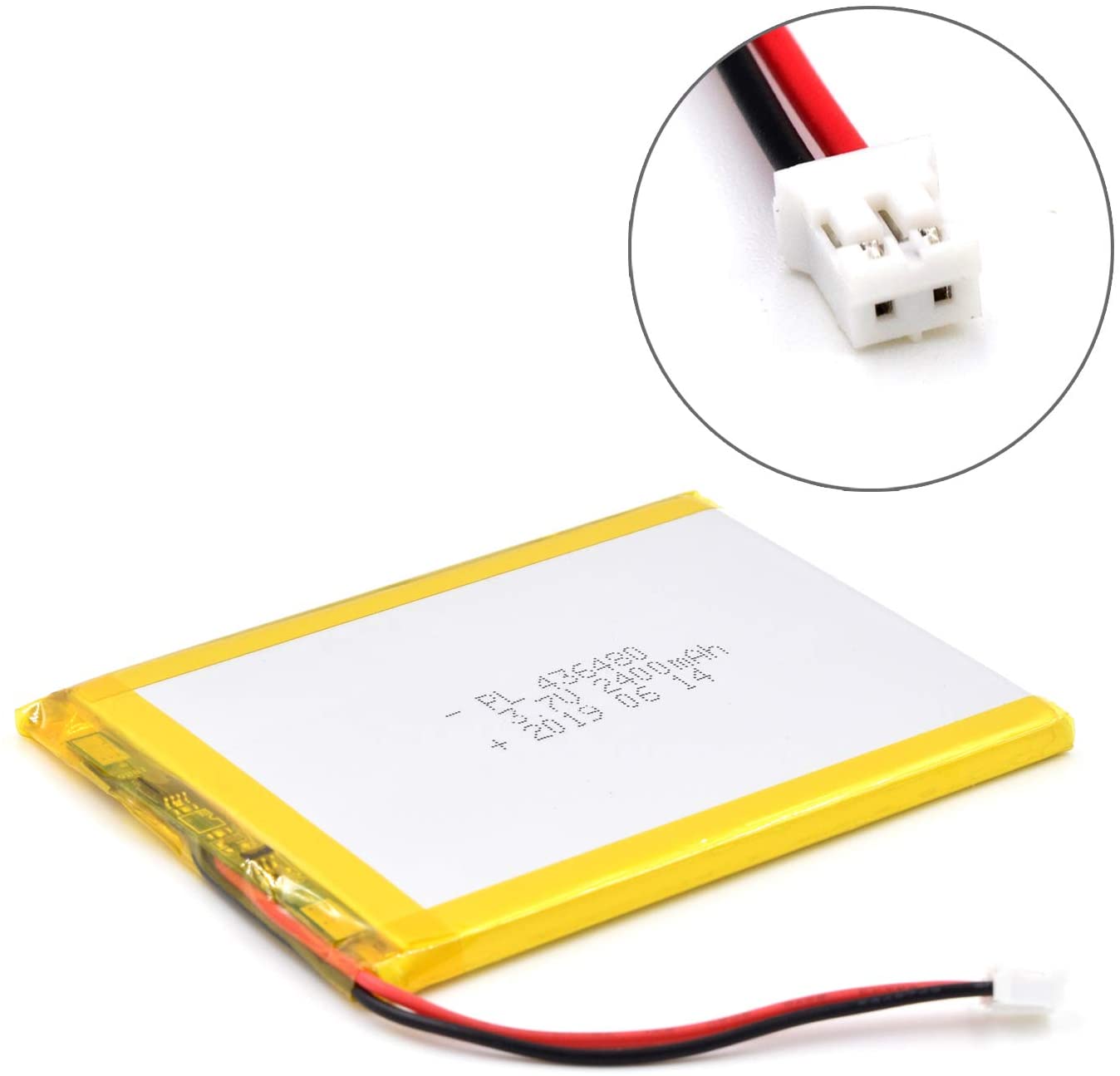 YDL 3.7V 2400mAh 436480 Rechargeable Lithium Polymer Battery Length 82mm