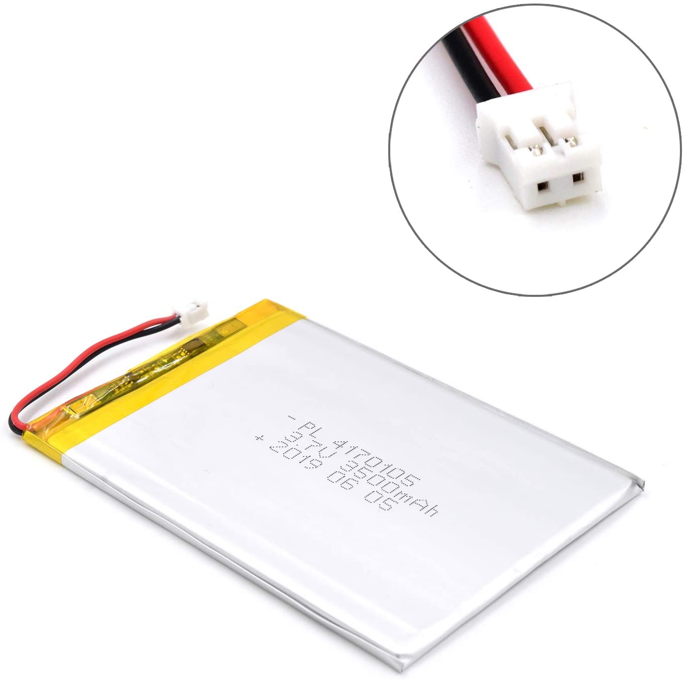 YDL 3.7V 3500mAh 4170105 充電式リチウムポリマー電池 長さ 107mm