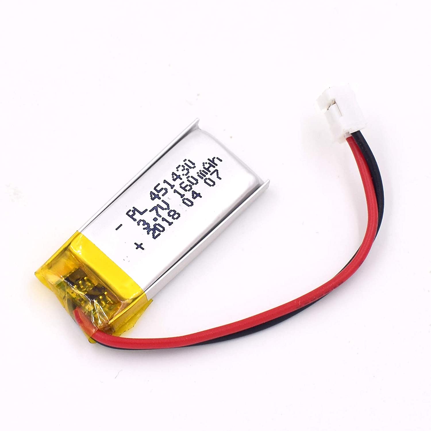 batería recargable del polímero de litio de 3.7V 160mAh 451430