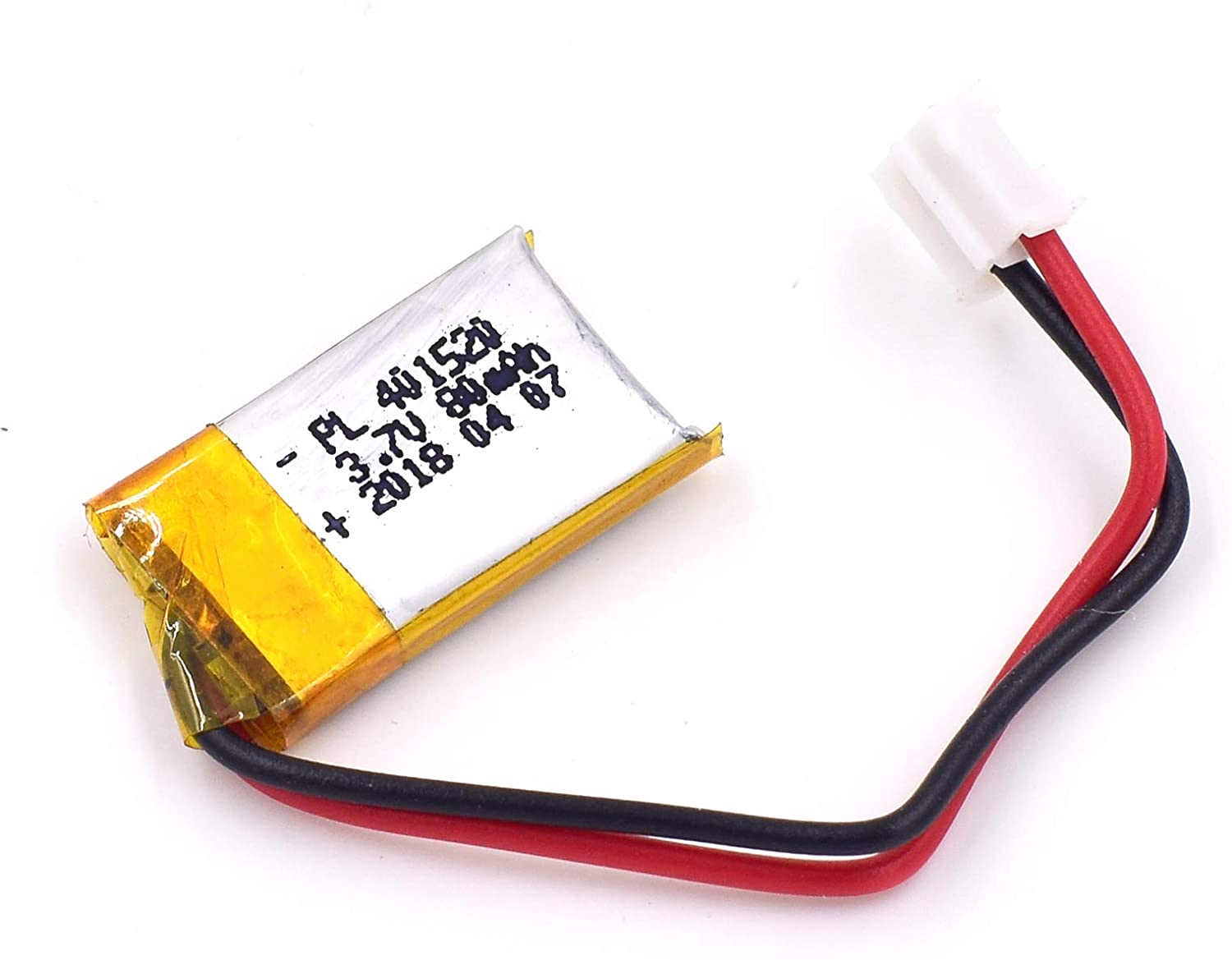 YDL 3.7V 80mAh 401520 충전식 리튬 폴리머 배터리 길이 22mm