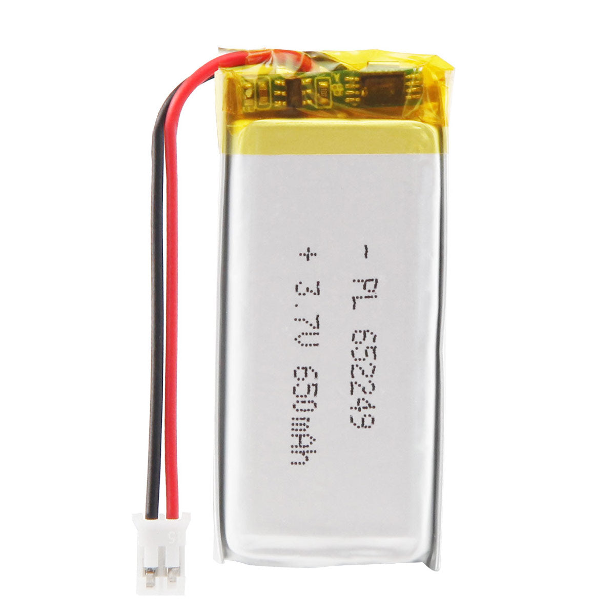 3.7V 652249 650mAh Rechargeable Lithium Polymer Battery