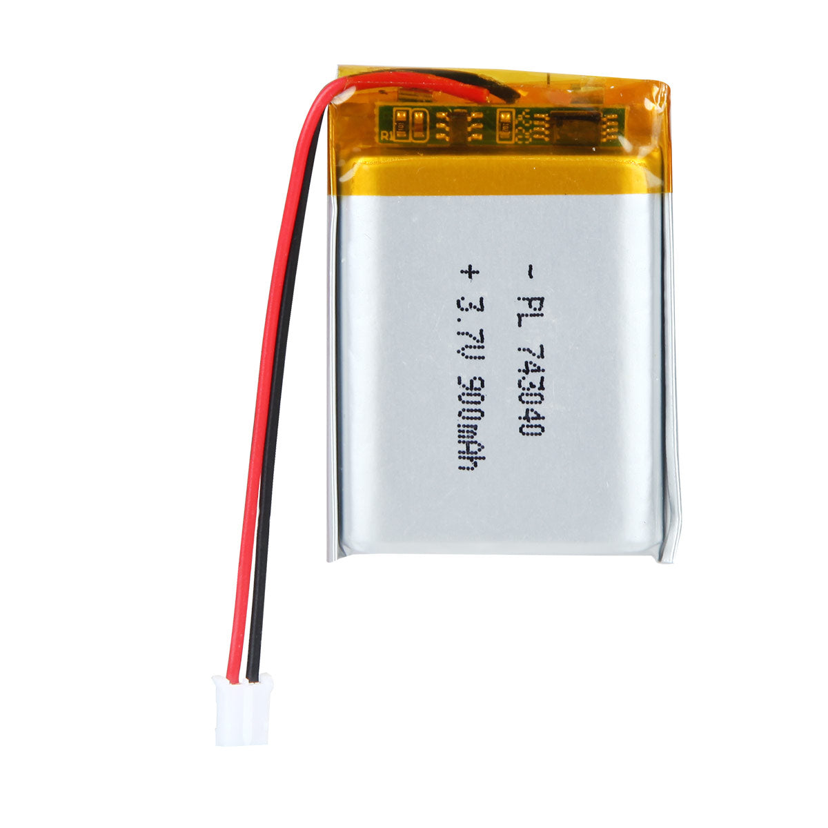 3.7V 900mAh 743040 रिचार्जेबल लिथियम पॉलिमर आयन बैटरी पैक