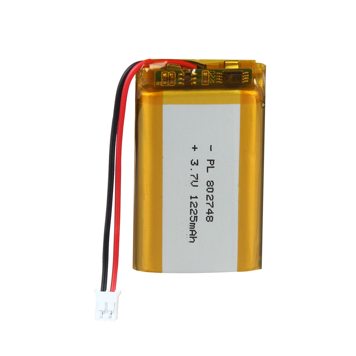 YDL 3.7V 1225mAh 802748 Rechargeable Lithium Polymer Battery Length 50mm