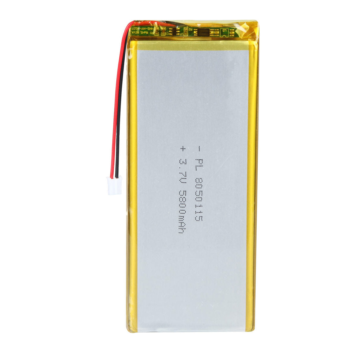 3.7V 5800mAh 8050115 充電式リチウムポリマー電池