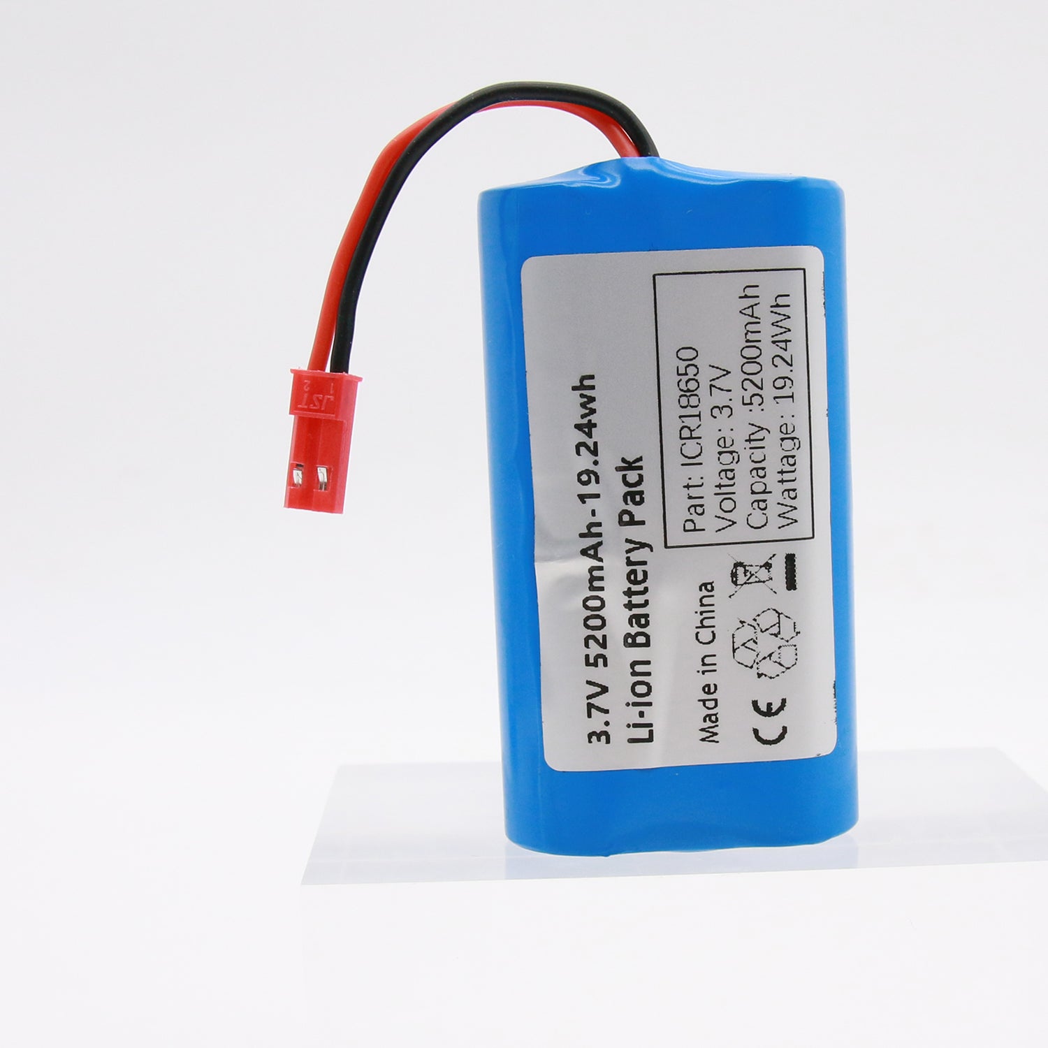 Batterie de remplacement pour batteries rechargeables Li-ion YDL 3.7V 5200mAh