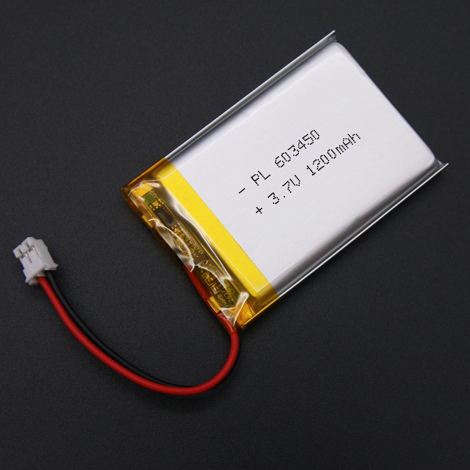 3.7V 1200mAh 603450 Lithium Polymer Battery