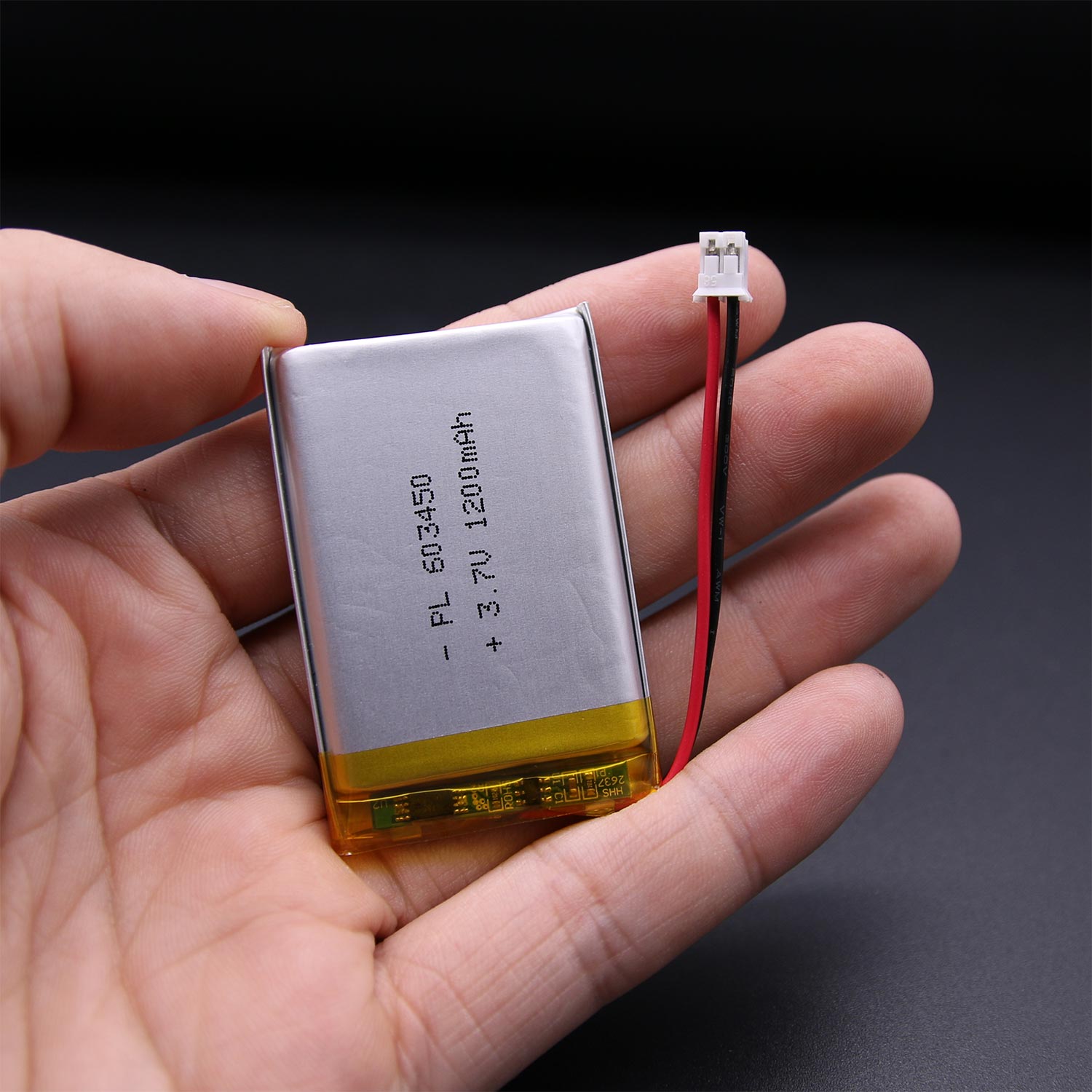 3.7V 1200mAh 603450 Lithium Polymer Battery