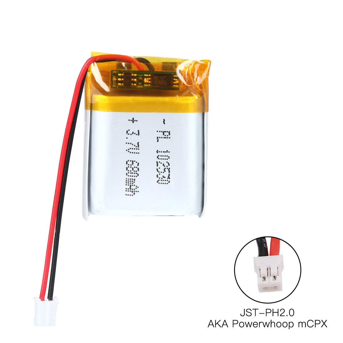 YDL 3.7V 680mAh 102530 충전식 리튬 폴리머 배터리 길이 32mm