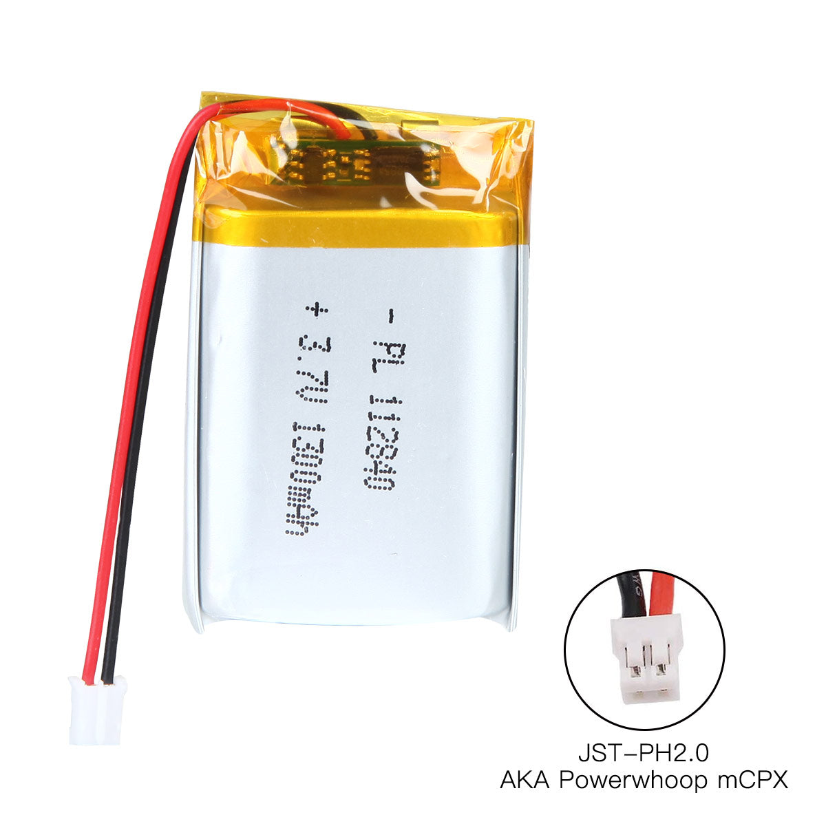 YDL 3.7V 1300mAh 112840 充電式リチウムポリマー電池