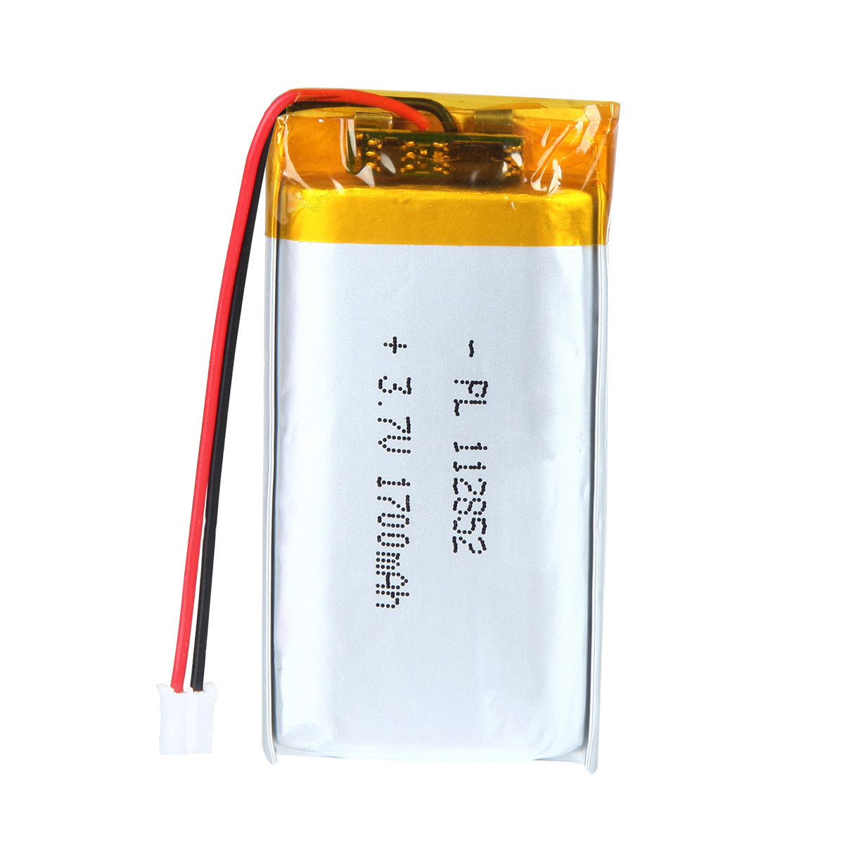 YDL 3.7V 1700mAh 112852 Rechargeable Lipo Battery with JST Connector - YDL Battery