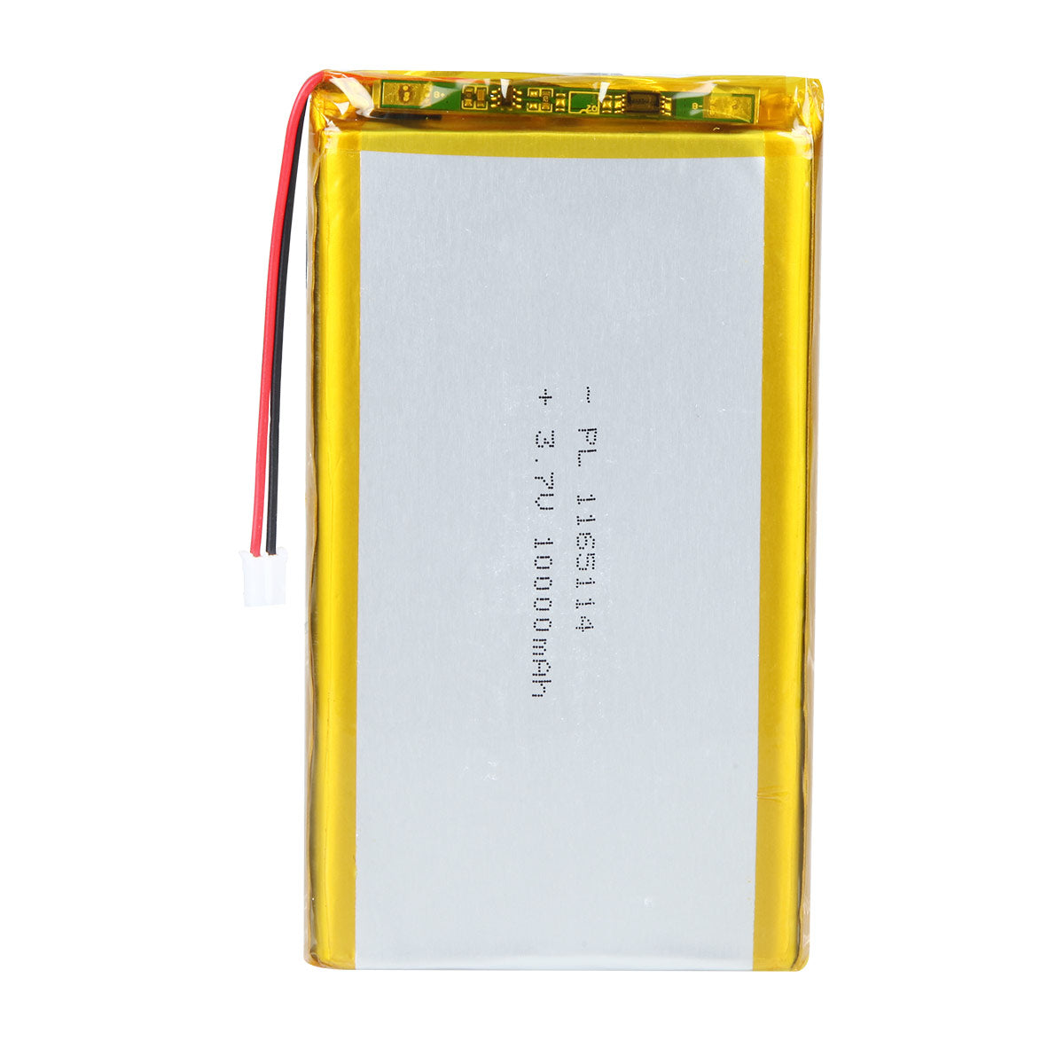 YDL 3.7V 10000mAh 1165114 재충전용 리튬 중합체 건전지 길이 116mm
