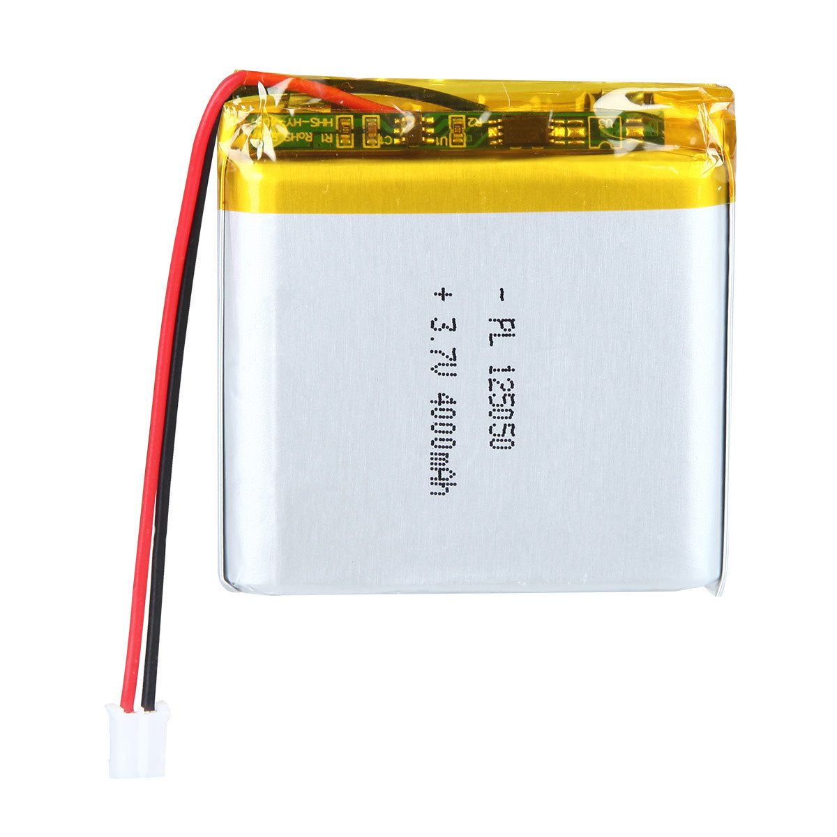 YDL 3.7V 4000mAh 125050 충전식 리튬 폴리머 배터리 길이 52mm