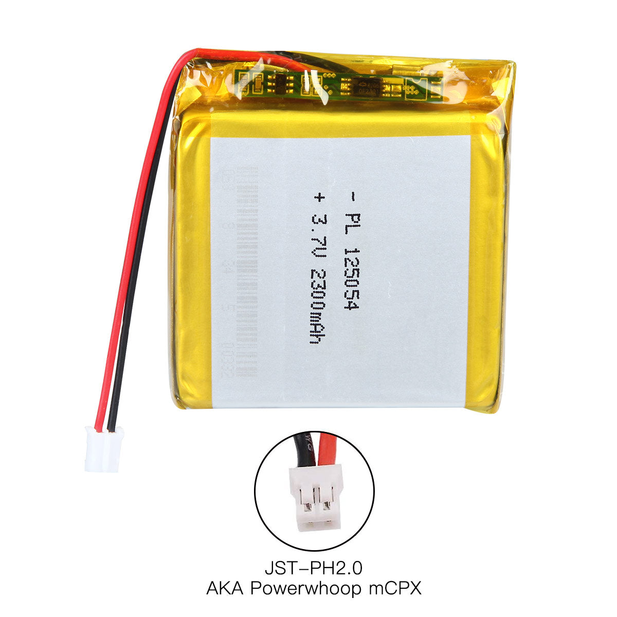 YDL 3.7V 4000mAh 125054 충전식 리튬 폴리머 배터리 길이 56mm