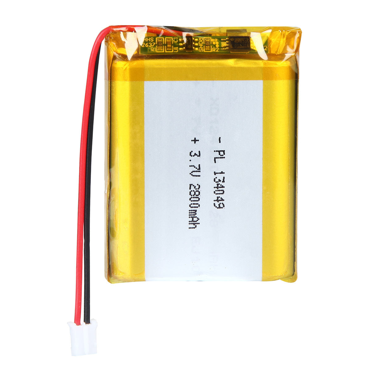 YDL 3.7V 2800mAh 134049 충전식 리튬 폴리머 배터리 길이 51mm