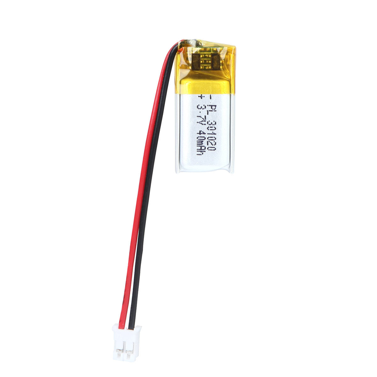 YDL 3.7V 40mAh 301020/301120 충전식 리튬 폴리머 배터리 길이 22mm
