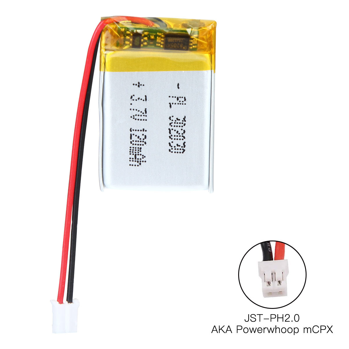 YDL 3.7V 120mAh 302030 Rechargeable Lithium Polymer Battery