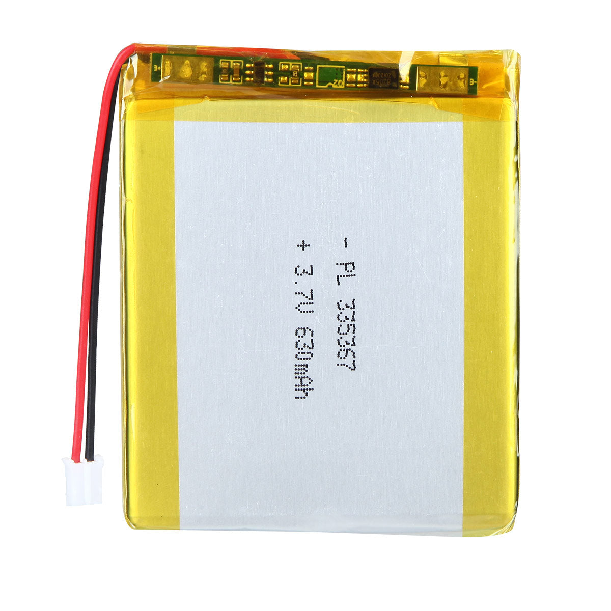 Batteria ricaricabile ai polimeri di litio YDL 3,7 V 630 mAh 335367 Lunghezza 69 mm