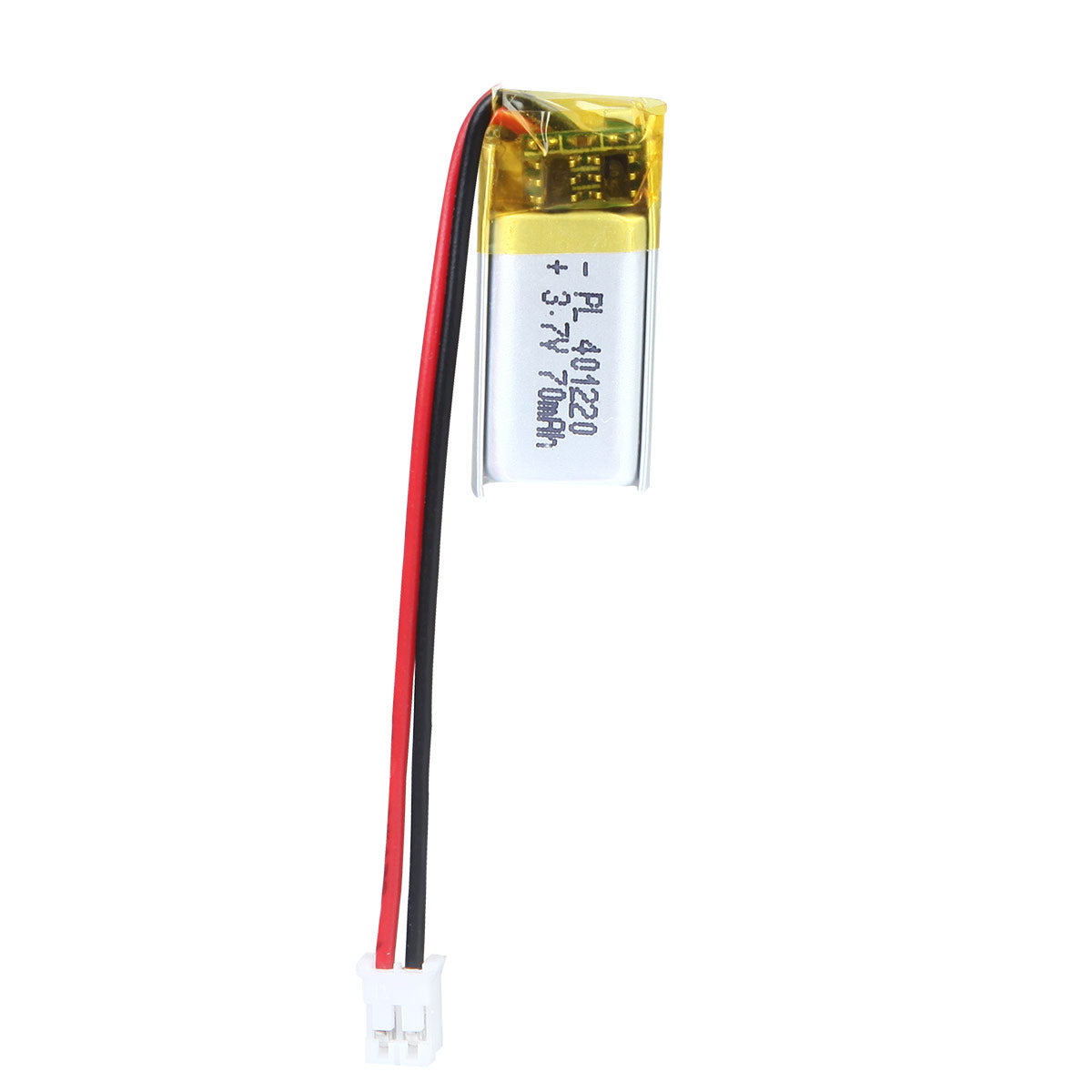 Batteria ricaricabile ai polimeri di litio YDL 3.7V 70mAh 401220 Lunghezza 22mm