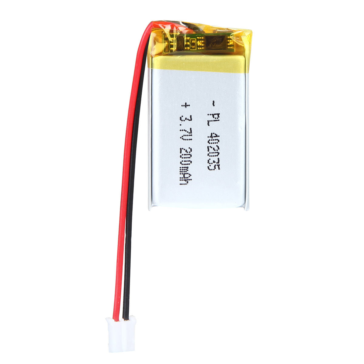 Longitud recargable 37m m de la batería del polímero de litio de YDL 3.7V 200mAh 402035