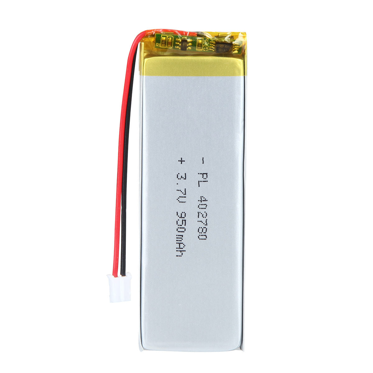 YDL 3.7V 950mAh 402780 रिचार्जेबल पॉलिमर लिथियम-आयन बैटरी लंबाई 82 मिमी