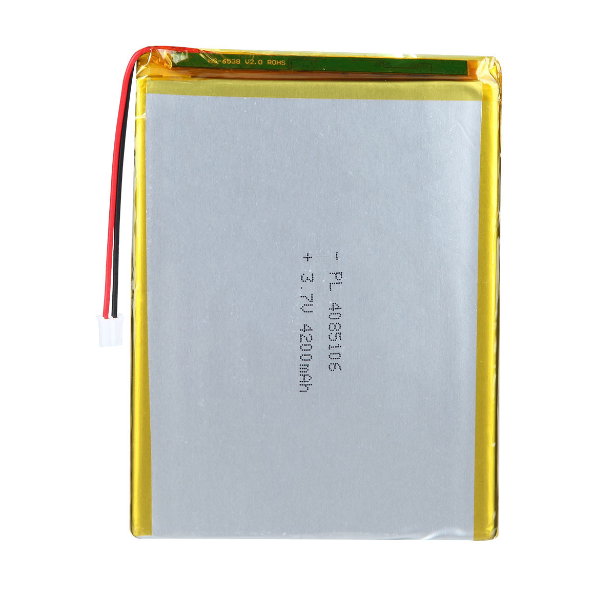 YDL 3.7V 4200mAh 4085106 Rechargeable Lithium Polymer Battery Length 108mm